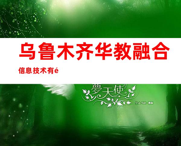 乌鲁木齐华教融合信息技术有限公司